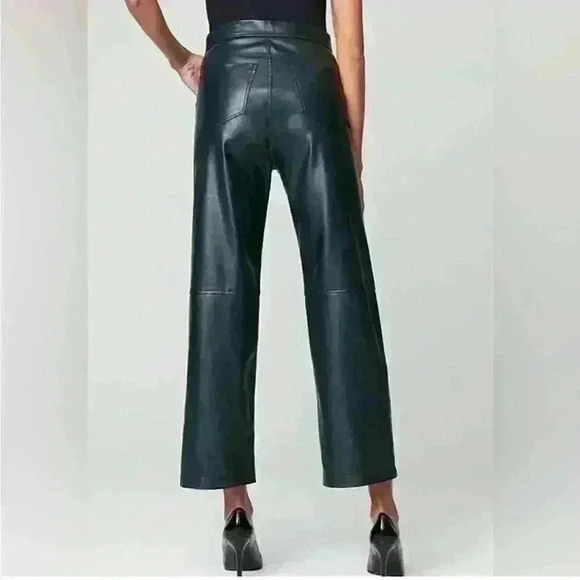 NEW BLANK NYC Vegan Leather Hi Rise Cropped Pant The Baxter MSRP: $98.00 - Picture 3 of 10